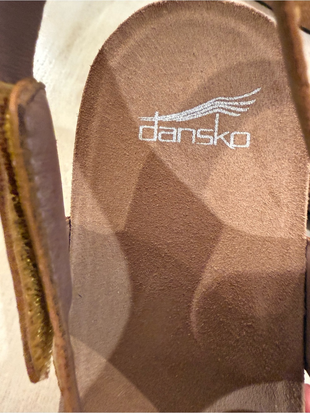 Dansko Reece Leather Slingback Sandals - Picture 2 of 4